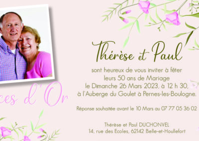 Invitation 21x10