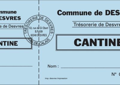Mairie ticket cantine